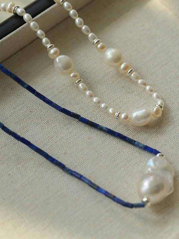 Simple Baroque Freshwater Pearl Necklace GEMBEA JEWELRY