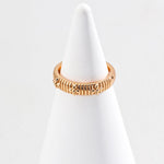 Simple Folded Cross Sterling Silver Ring - Gembea Jewelry