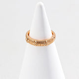 Simple Folded Cross Sterling Silver Ring - Gembea Jewelry