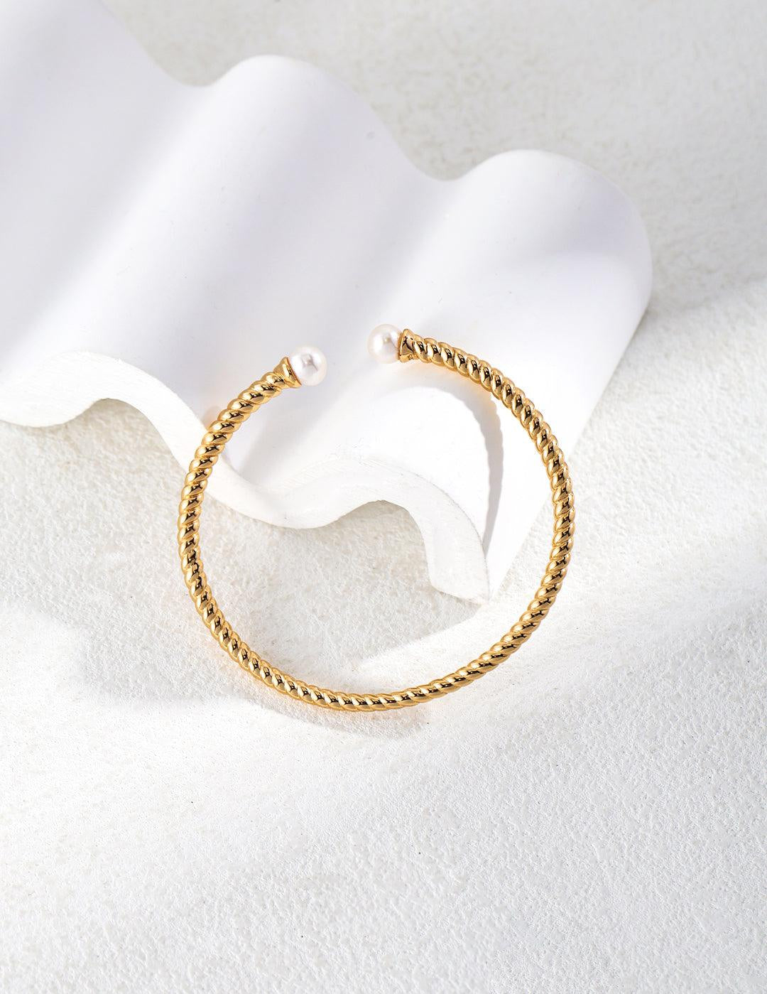 Freshwater Pearl Bangles Bracelets - Gembea Jewelry