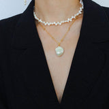 Simple Freshwater Pearl Beaded Necklace - Gembea Jewelry