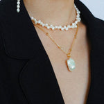 Simple Freshwater Pearl Beaded Necklace - Gembea Jewelry