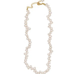 Simple Freshwater Pearl Beaded Necklace gembea jewelry