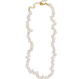 Simple Freshwater Pearl Beaded Necklace gembea jewelry