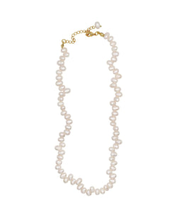 Simple Freshwater Pearl Beaded Necklace gembea jewelry