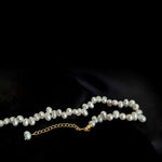 Simple Freshwater Pearl Beaded Necklace gembea jewelry