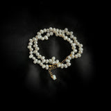Simple Freshwater Pearl Beaded Necklace gembea jewelry