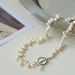 Simple Freshwater Pearl Necklace - Gembea Jewelry