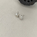 Simple Keshi Baroque Pearl Stud Earrings - Gembea Jewelry