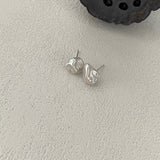 Simple Keshi Baroque Pearl Stud Earrings - Gembea Jewelry