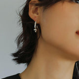 Simple Knotted Hoop Earrings - Gembea Jewelry