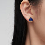 Gembea Jewelry Lazuli Days Series Blue Mirage Stud Earrings