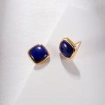 Gembea Jewelry Lazuli Days Series Blue Mirage Stud Earrings