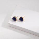 Gembea Jewelry Lazuli Days Series Blue Mirage Stud Earrings