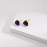 Gembea Jewelry Lazuli Days Series Blue Mirage Stud Earrings