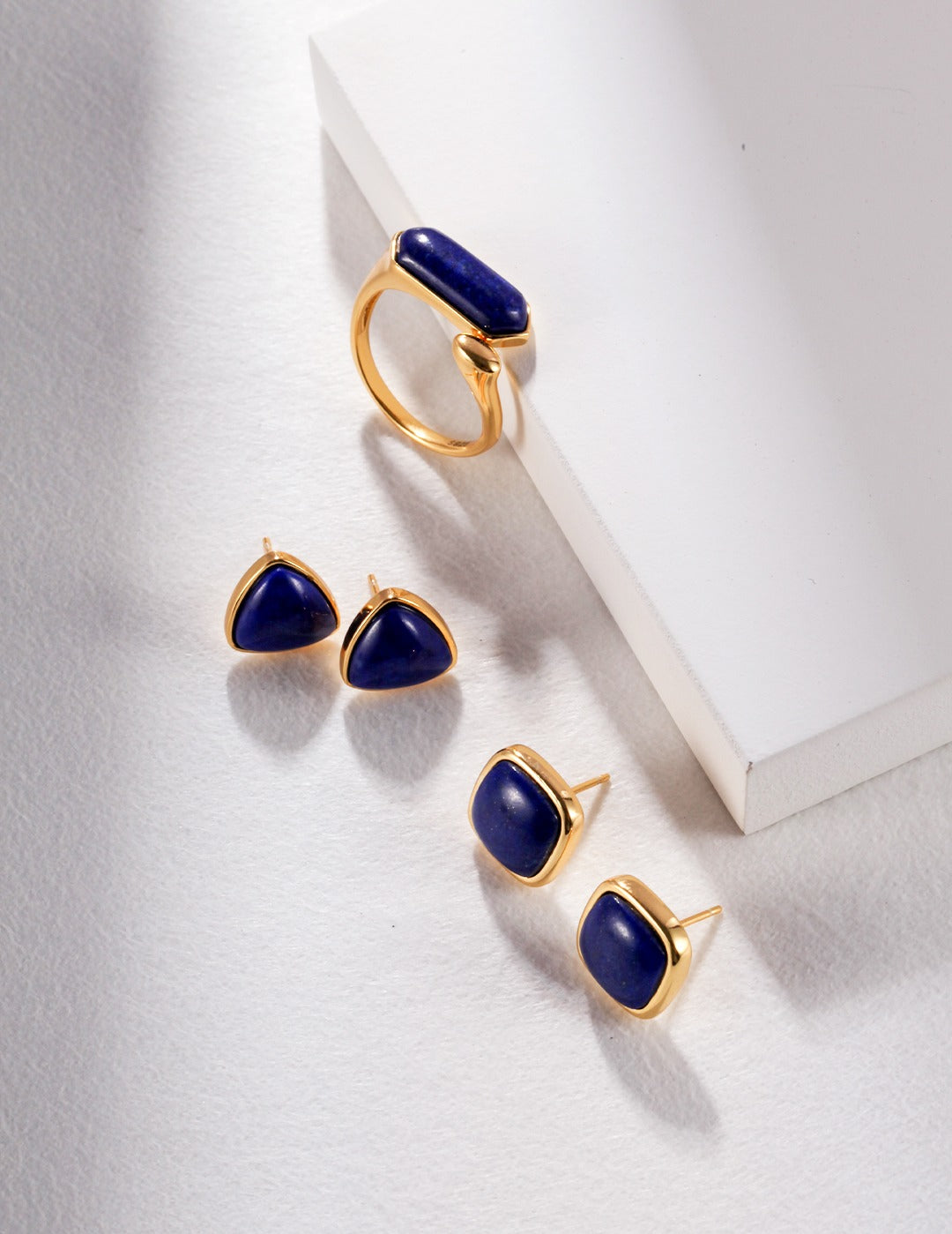 Gembea Jewelry Lazuli Days Series Blue Mirage Stud Earrings