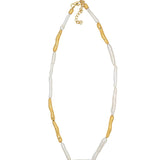 Simple Long Toothpick Baroque Pearl Necklace