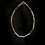 Simple Long Toothpick Baroque Pearl Necklace