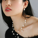 Simple Natural Pearl Stud Earrings Gembea jewelry