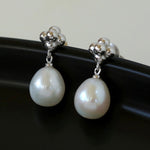 Simple Natural Pearl Stud Earrings Gembea jewelry