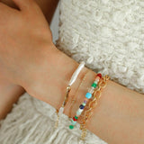 Simple Long Baroque Toothpick Pearl Bracelets - Gembea Jewelry