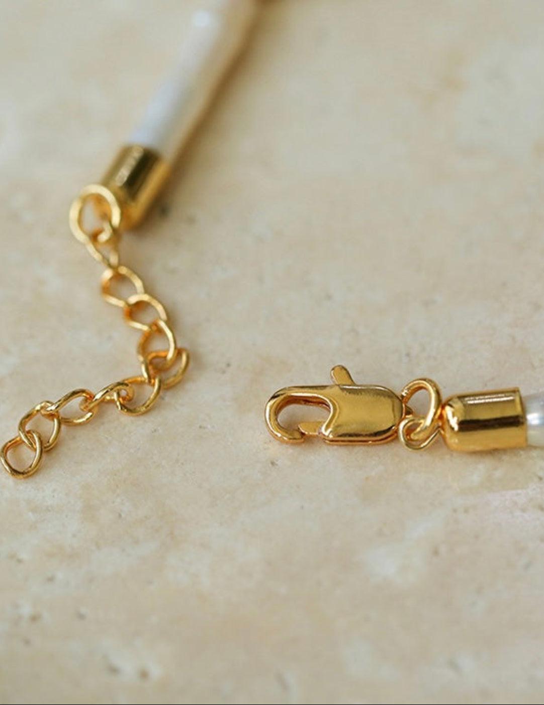 Simple Long Baroque Toothpick Pearl Bracelets - Gembea Jewelry