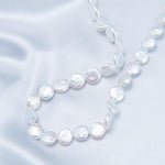 Small Round Baroque Beaded Necklace - Gembea Jewelry
