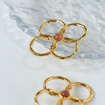 Spring Heartbeat Flower Goddess Earrings - Gembea Jewelry