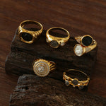 Style D Vintage Antique Spartan Coins Ring-Gembea jewelry