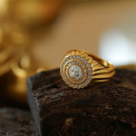 Style F Vintage Pegasus Coins Ring-Gembea jewelry