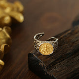 Style H Vintage Bee Coins Ring-Gembea Jewelry