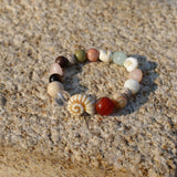 Summer Vacation Conch Shell Beaded Bracelet gembea jewelry