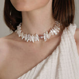 Gembea Jewelry Sunflower Long Shaped Baroque Pearl Necklace