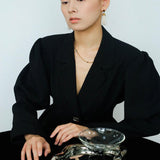 Tiger Eye Stone Princess Tassel Pearl Earrings - Gembea Jewelry