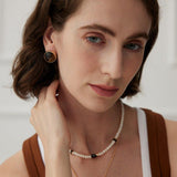 Cat's Eye Effect of the Tiger's Eye Earrings - Gembea Jewelry