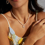 Vacation Style Zircon Pendant Pearls Necklaces - Gembea Jewelry