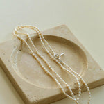 Vintage Natural Long Pearl Necklace Multi-ayer Sweater Chain - Gembea Jewelry