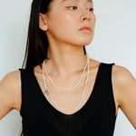 Vintage Natural Long Pearl Necklace Multi-ayer Sweater Chain - Gembea Jewelry