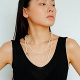 Vintage Natural Long Pearl Necklace Multi-ayer Sweater Chain - Gembea Jewelry