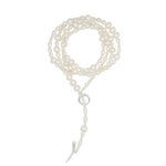 Vintage Multi-layered Long Beaded Pearl Necklace gembea jewelry