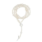 Vintage Multi-layered Long Beaded Pearl Necklace gembea jewelry