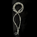 Vintage Multi-layered Long Beaded Pearl Necklace gembea jewelry