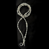 Vintage Multi-layered Long Beaded Pearl Necklace gembea jewelry