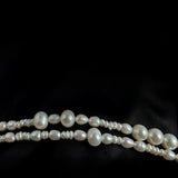 Vintage Multi-layered Long Beaded Pearl Necklace gembea jewelry