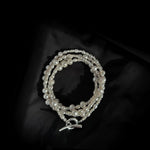 Vintage Multi-layered Long Beaded Pearl Necklace gembea jewelry