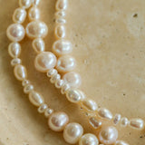 Vintage Multi-layered Long Beaded Pearl Necklace - Gembea Jewelry