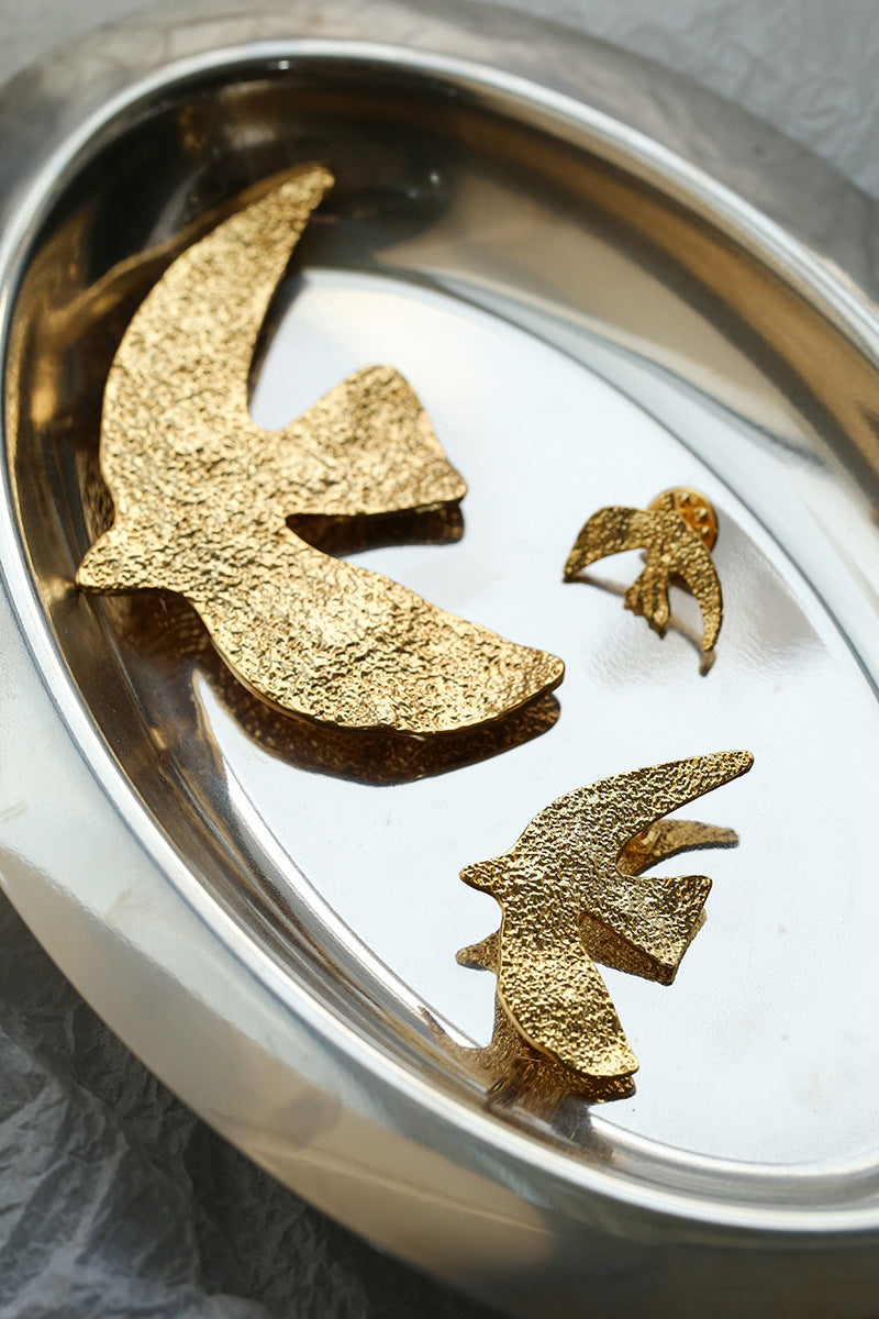 Vintage Peace Dove Brooch gembea jewelry