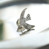 Vintage Peace Dove Brooch gembea jewelry