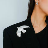 Vintage Peace Dove Brooch gembea jewelry