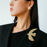 Vintage Peace Dove Brooch gembea jewelry